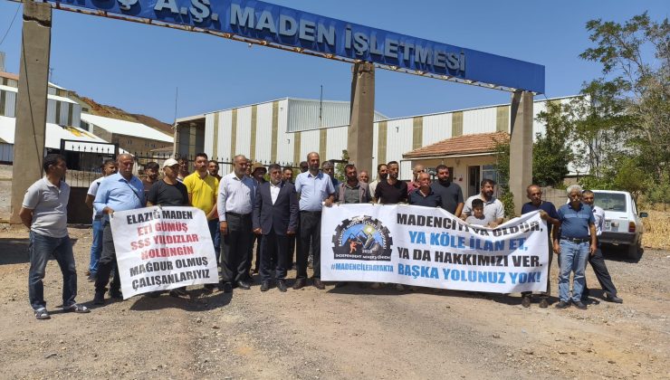 MADEN’DEKİ İŞÇİ EYLEMLERİ 6. GÜNÜNDE.İŞÇİLER YARIN ANKARA’YA GİDİYOR