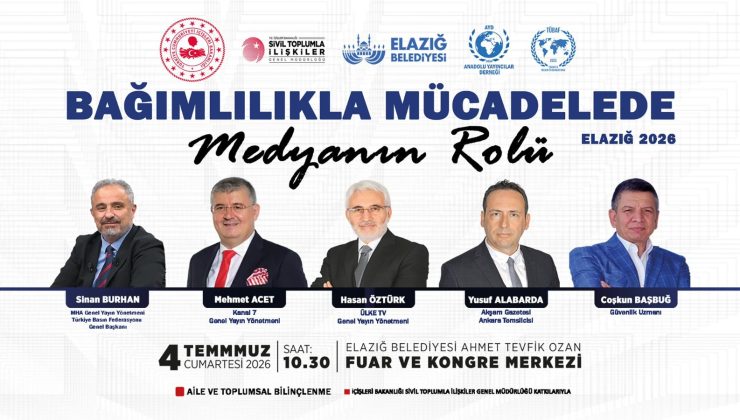 “Bağımlılıkla Mücadelede Medyanın Rolü” Paneli düzenlenecek
