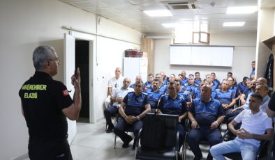 Elazığ Belediyesi Zabıta Müdürlüğü personeline yönelik “Narkorehber” konulu eğitim semineri düzenlendi.