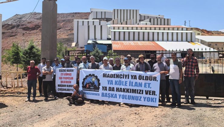 Maden’deki işçilerin eylemi 2. Gününde: “Hakkımızı alamazsak 24 Temmuz’da Ankara’ya yürüyeceğiz”