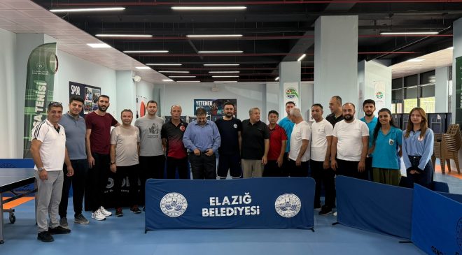 Elazığ Belediyesi’nin Düzenlediği “Ödüllü Ferdî Masa Tenisi” Turnuvası Tamamlandı