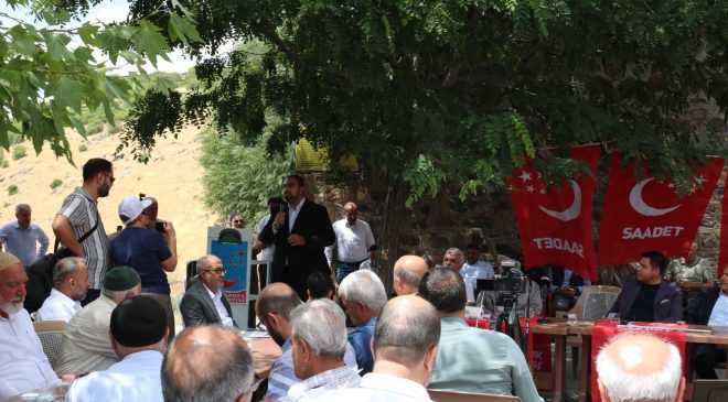 Saadet Partisi Elazığ İl Divan Toplantısı Sarıcan’da Gerçekleştirildi