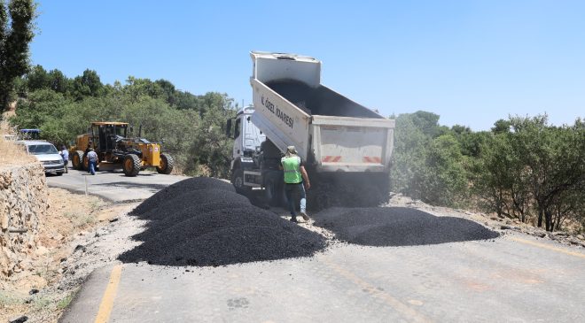 Arıcak’ta İki Güzergâhta Asfalt İyileştirme Çalışmaları Tamamlandı