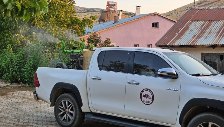 Elazığ İl Özel İdaresi sinekle mücadele çalışmaları