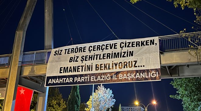 ANAHTAR PARTİ ELAZIĞ İL BAŞKANI SARIŞIN: “SİYASİ HESAPLARIN KARŞISINDA, ŞEHİTLERİMİZİN NÖBETİNDEYİZ”