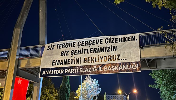 ANAHTAR PARTİ ELAZIĞ İL BAŞKANI SARIŞIN: “SİYASİ HESAPLARIN KARŞISINDA, ŞEHİTLERİMİZİN NÖBETİNDEYİZ”