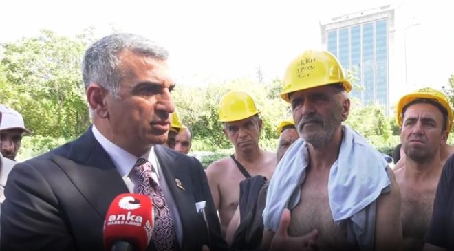 GÜRSEL EROL’DAN MADEN İŞÇİLERİNE DESTEK: “RIZKI GASP ETMEK, BEDDUALARIN EN BÜYÜĞÜDÜR”