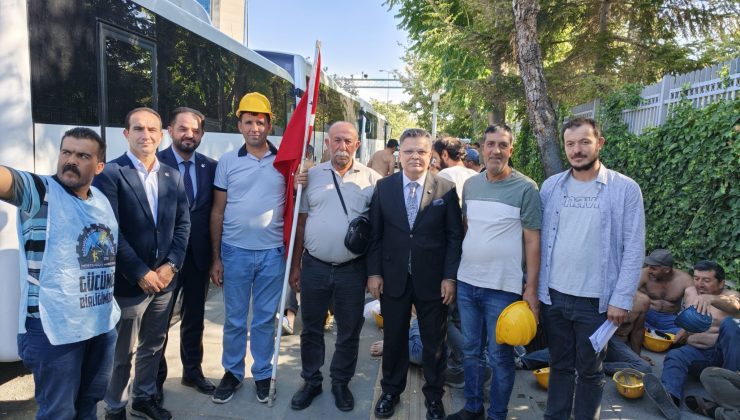 Yeniden Refah Genel Başkan Yardımcısı Gök’ten madencilere destek ziyareti
