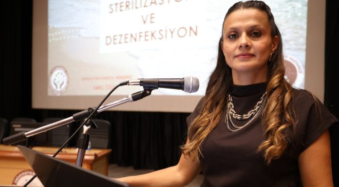 Fırat Üniversitesi Hastanesinde çalışanlara yönelik olarak “Sterilizasyon ve Dezenfeksiyon” konulu eğitim sunumu gerçekleştirildi.