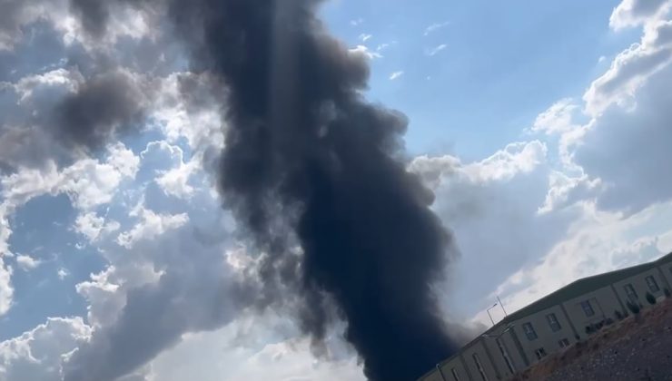 Elazığ Organize Sanayi Bölgesi’nde Yalıtım Firmasında Yangın Paniği
