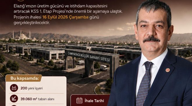 Milletvekili Keleş: “Çamyatağı Küçük Sanayi Sitesi’nde İhale Tarihi Kesinleşti”