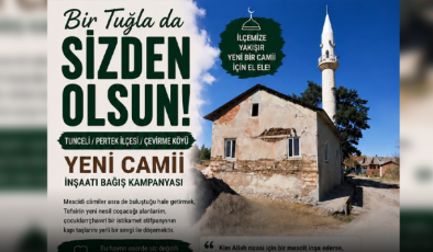 Çevirme Köyü Camii’nin Temeli Törenle Atıldı