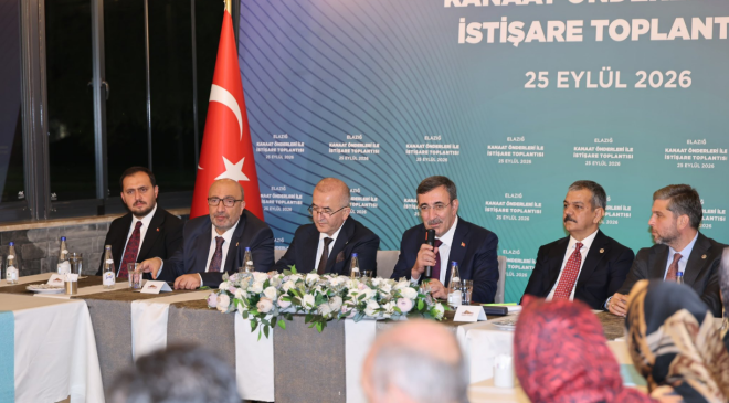 Cumhurbaşkanı Yardımcısı Yılmaz, Elazığ’da Kanaat Önderleri ve Stk Temsilcileriyle Buluştu