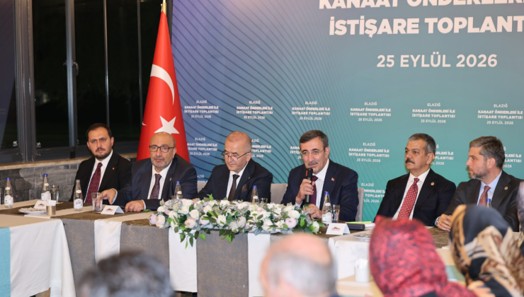 Cumhurbaşkanı Yardımcısı Yılmaz, Elazığ’da Kanaat Önderleri ve Stk Temsilcileriyle Buluştu
