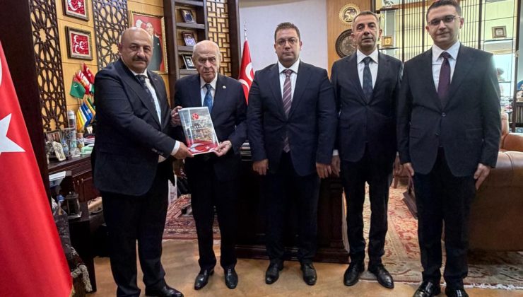 MHP Elazığ İl Teşkilatı, Genel Başkan Sayın Dr. Devlet Bahçeli’yi MHP Genel Merkezi’ndeki makamında ziyaret etti.