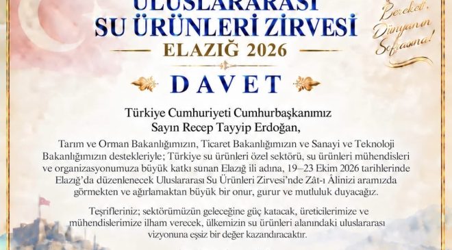 Zirvenin İlk Resmî Daveti Cumhurbaşkanı’na