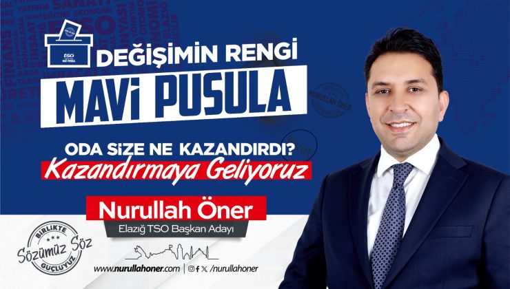 ETSO BAŞKAN, ADAYI ÖNER:”DEĞİŞİMİN RENGİ MAVİ”
