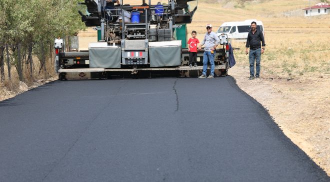 Adalı Köyü’nde BSK asfalt çalışması başladı