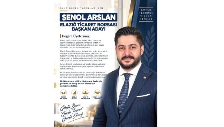 *Başkan Adayı Şenol Arslan’dan Ticaret Borsası Üyelerine Mesaj: “Geleceği Birlikte İnşa Edeceğiz”*