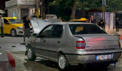 Elazığ’da kaza.: 1 yaralı