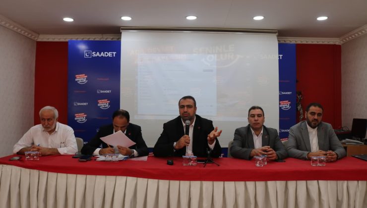 SAADET PARTİSİ ELAZIĞ’DA İL DİVANINI TOPLADI: TEŞKİLATTA HEDEF BÜYÜK