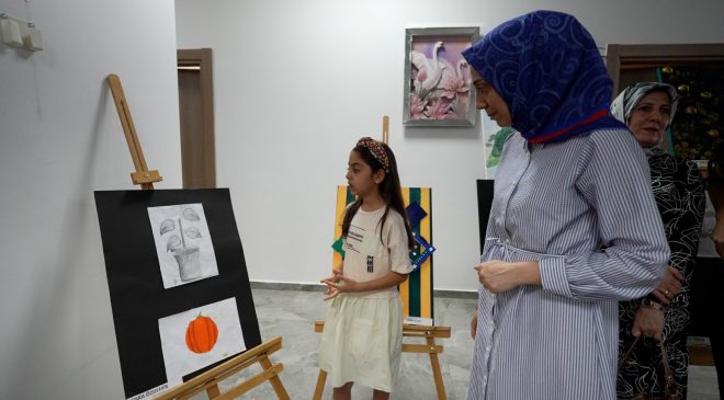 ELAZIĞ BELEDİYESİ TARAFINDAN “ÇOCUK DÜNYASIYLA ELAZIĞ, ÇOCUK KALBİYLE AİLE” SERGİSİ DÜZENLENDİ