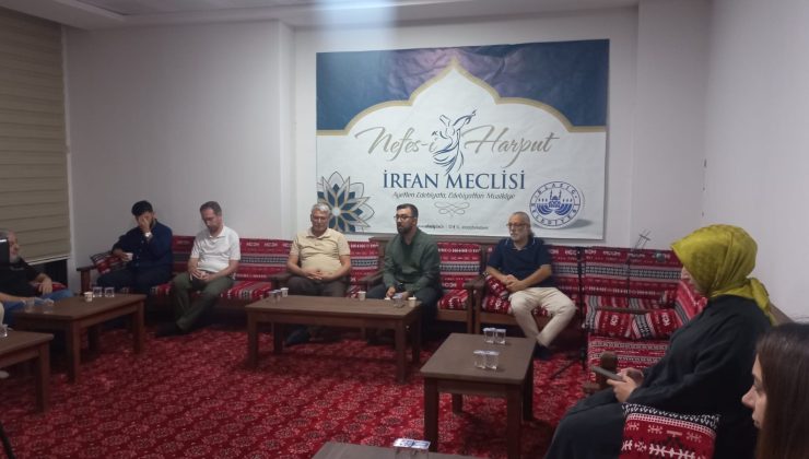 Elazığ’da kültür, sanat ve irfan geleneğini yaşatmak amacıyla düzenlenen Nefes-i Harput İrfan Meclisi, Şair Hamza Ergen’in katılımıyla gerçekleştirildi.