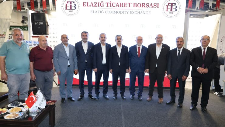 Elazığ Ticaret Borsası Standına Fuarda Yoğun İlgi