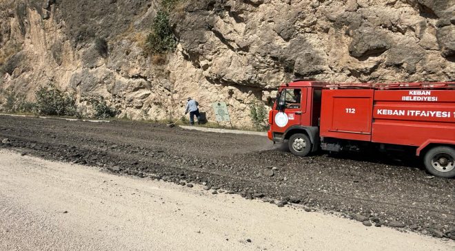 Keban Belediyesi Fırat Sahili’nde Çalışmalarını Sürdürüyor