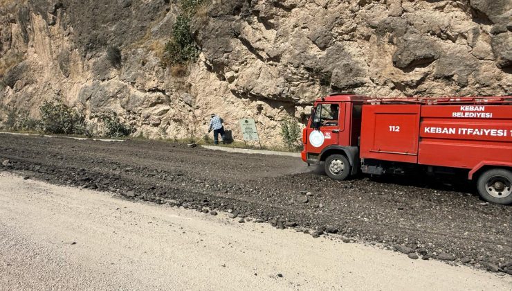 Keban Belediyesi Fırat Sahili’nde Çalışmalarını Sürdürüyor