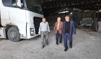 Başkan Dumandağ Selden Etkilenen Firmalar Ziyaret Etti