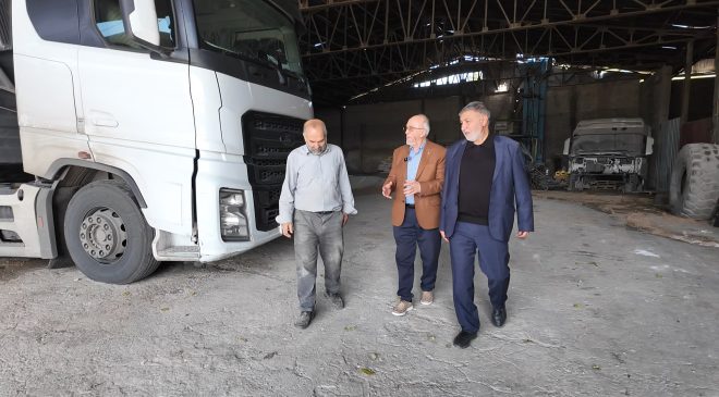 Başkan Dumandağ Selden Etkilenen Firmalar Ziyaret Etti