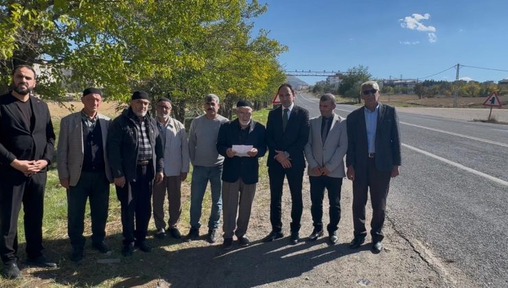 Saadet Partisi İl Başkanlığı Palu–Kovancılar Yolunda Yaşanan Kaza Sonrası Bölgede Açıklama Yaptı