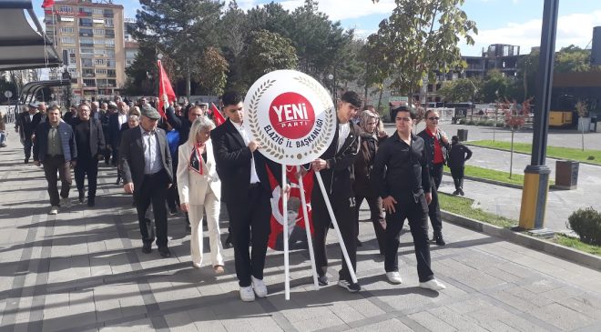 YENİ PARTİ ELAZIĞ TEŞKİLATINDAN CUMHURİYET BAYRAMI’NA ANLAMLI KUTLAMA