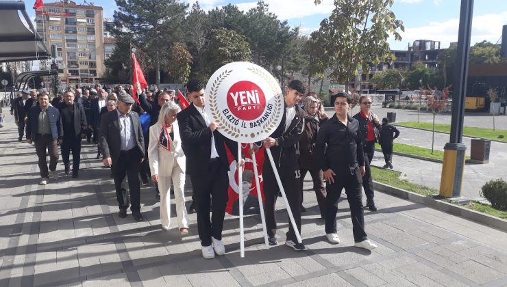 YENİ PARTİ ELAZIĞ TEŞKİLATINDAN CUMHURİYET BAYRAMI’NA ANLAMLI KUTLAMA