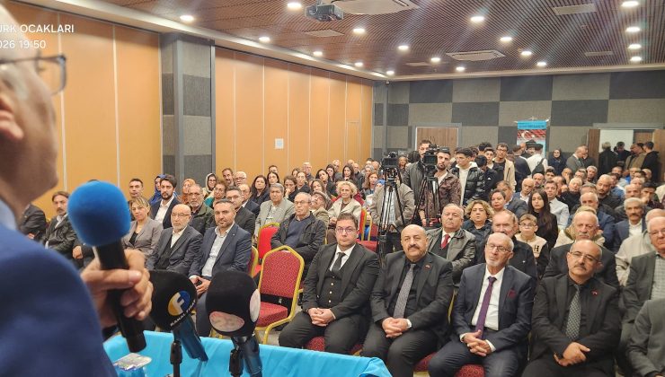 ELAZIĞ TÜRK OCAĞI “AMERİKA’NIN YÜZYILLIK ORTA DOĞU HAYALİ” KONULU KONFERANS DÜZENLENDİ