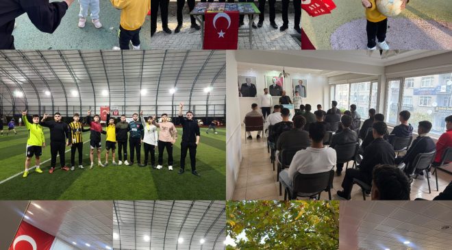 GENÇLER SPORDA, ÇOCUKLAR BAYRAK SEVGİSİNDE BULUŞTU