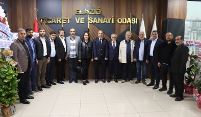 OSB BAŞKANI ÖZTÜRK VE YÖNETİM KURULUNDAN BAŞKAN ALAN’A HAYIRLI OLSUN ZİYARETİ