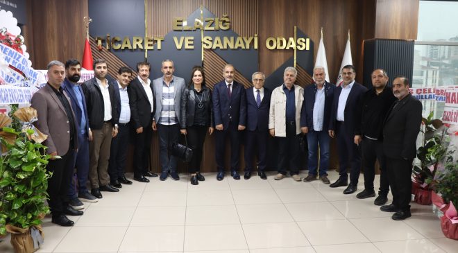 OSB BAŞKANI ÖZTÜRK VE YÖNETİM KURULUNDAN BAŞKAN ALAN’A HAYIRLI OLSUN ZİYARETİ
