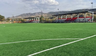 BASKİL İLÇE SAHASI YENİLENDİ
