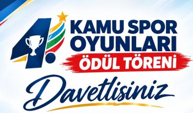 KAMU SPOR OYUNLARI ÖDÜL TÖRENİ 30 EKİM’DE DÜZENLENECEK