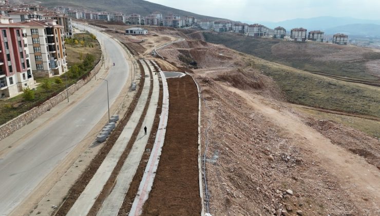 GÜNEYKENT SEYİR YOLU PROJESİ’NDE ÇALIŞMALARDA SONA YAKLAŞILDI