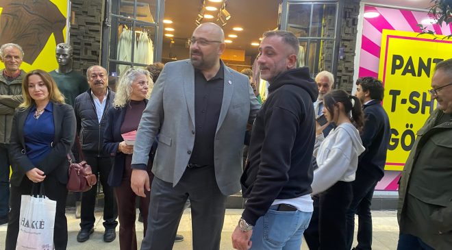 YENİ PARTİ ELAZIĞ TEŞKİLATINDAN GAZİ CADDESİ ESNAFINA ZİYARET